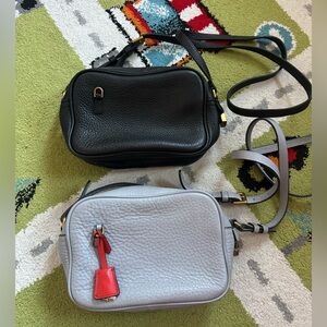 J.Crew leather camera bags,